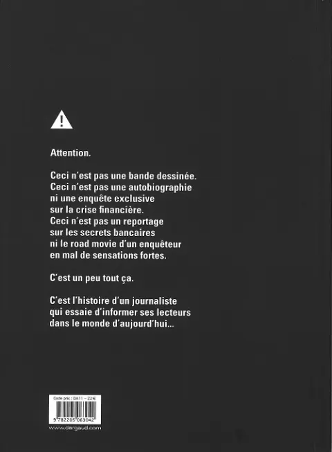 Verso de l'album L'Affaire des affaires Tome 2 L'enquête