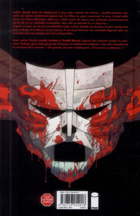 Verso de l'album Luther Strode Tome 2 La Légende