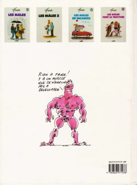 Verso de l'album Les Mâles Tome 5 Supermâles