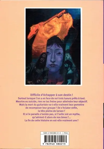 Verso de l'album Mélodie d'enfer Tome 2 Réincarnation