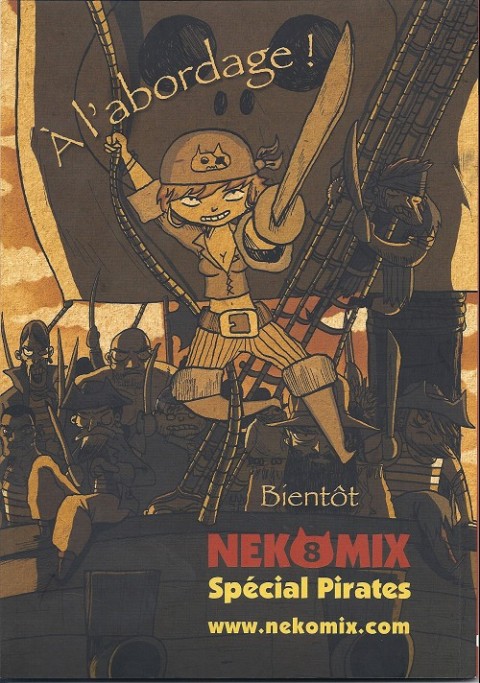 Verso de l'album Nekomix Tome 7 Spécial ciné