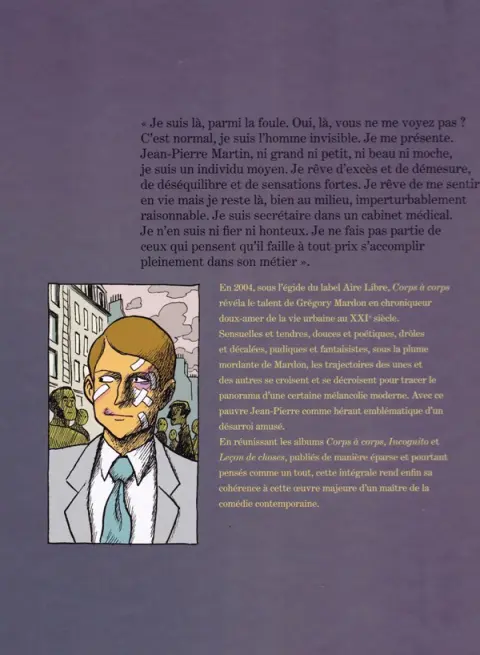 Verso de l'album Pauvre Jean-Pierre