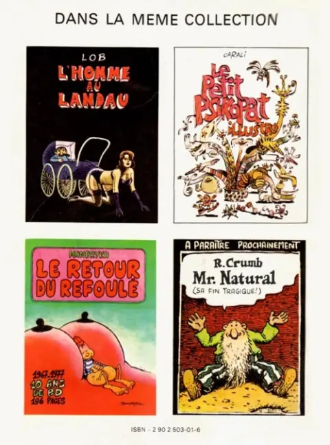 Verso de l'album Le petit Psikopat illustré