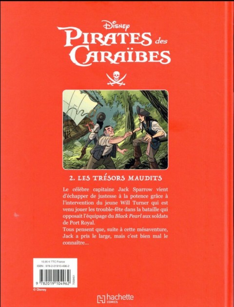 Verso de l'album Pirates des Caraïbes Tome 2 Les trésors maudits