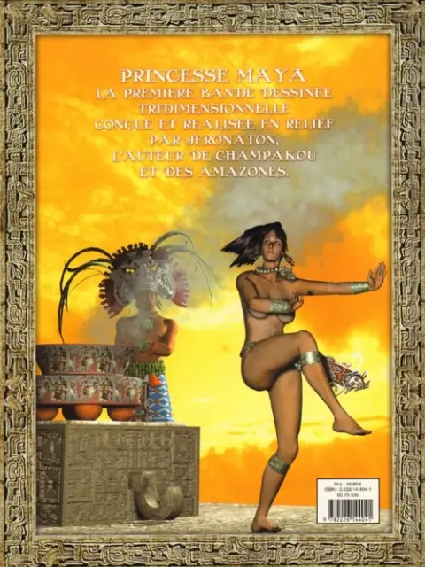 Verso de l'album Princesse Maya