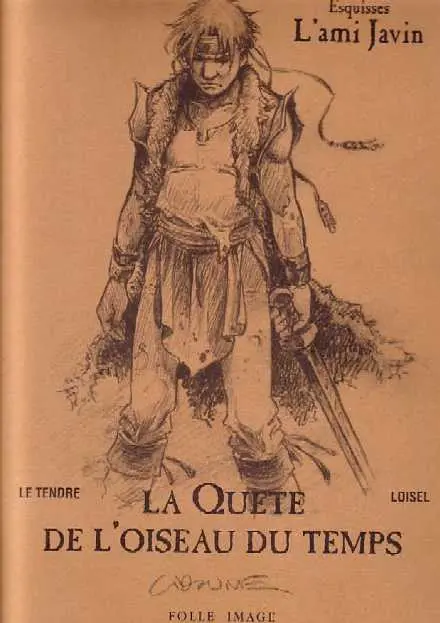 La Quête de l'oiseau du temps Esquisses - L'ami Javin