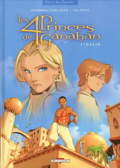 Couverture de l'album Les 4 princes de Ganahan Tome 1 Galin