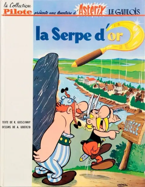 Couverture de l'album Astérix Tome 2 La serpe d'or