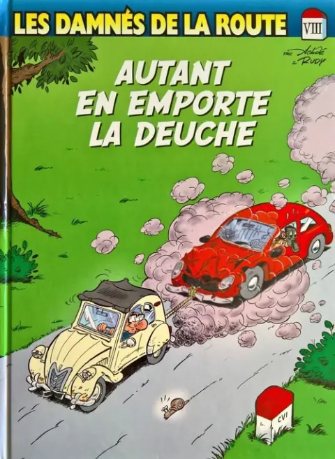Couverture de l'album Les damnés de la route Tome 8 Autant en emporte la deuche
