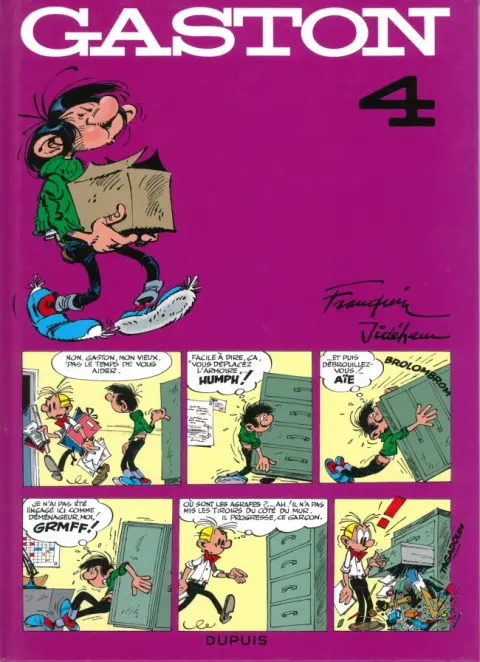 Couverture de l'album Gaston Tome 4 Édition spéciale 40e anniversaire