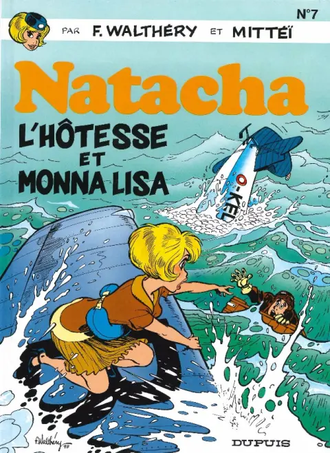 Couverture de l'album Natacha Tome 7 L'hôtesse et Monna Lisa