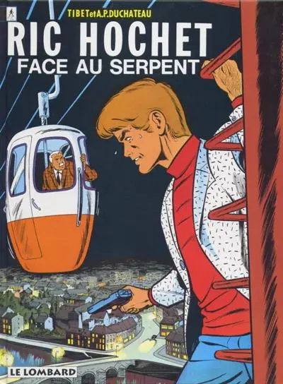 Couverture de l'album Ric Hochet Tome 8 Ric Hochet face au Serpent