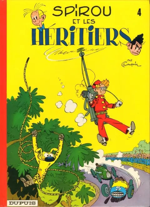 Couverture de l'album Spirou et Fantasio Tome 4 Spirou et les héritiers