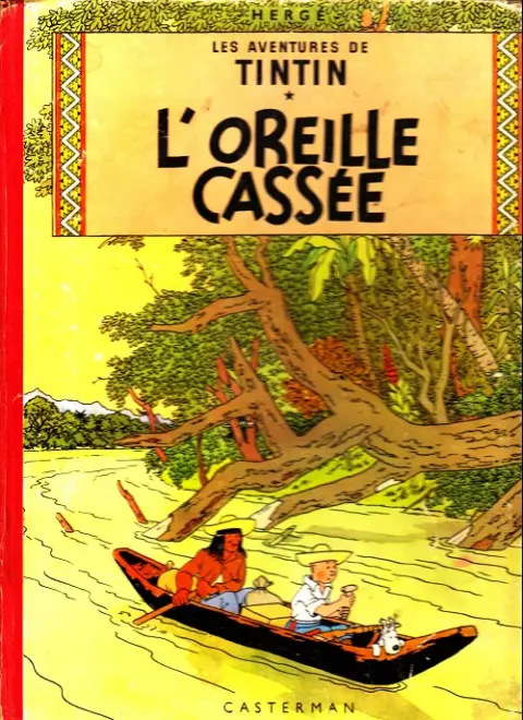 Couverture de l'album Tintin Tome 6 L'oreille cassée