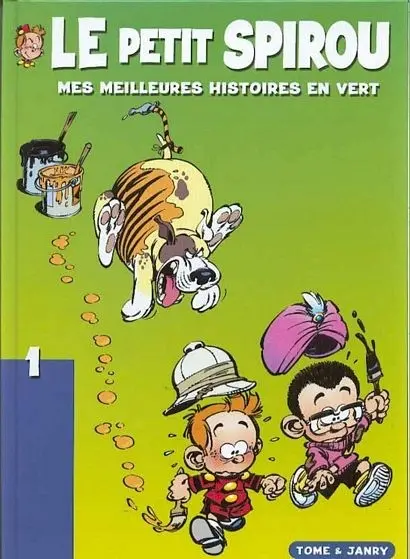 Le Petit Spirou Albums publicitaires pour Shell Mes meilleures histoires en vert