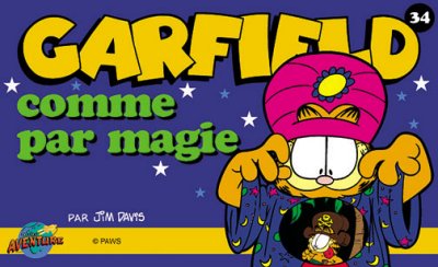 Couverture de l'album Garfield Tome 34 comme par magie