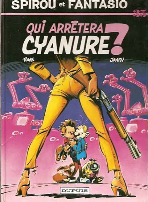 Couverture de l'album Spirou et Fantasio Tome 35 Qui arrêtera Cyanure ?