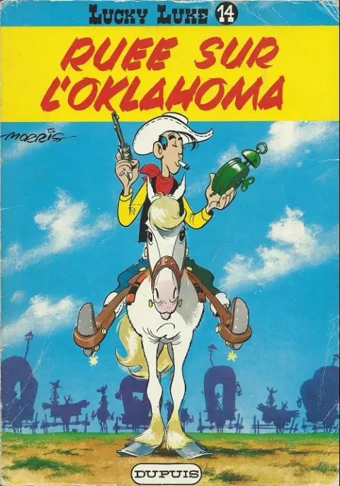Couverture de l'album Lucky Luke Tome 14 Ruée sur l'Oklahoma