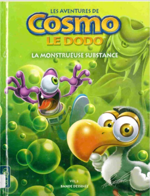 Couverture de l'album Les Aventures de Cosmo le dodo Vol. 3 La monstrueuse substance