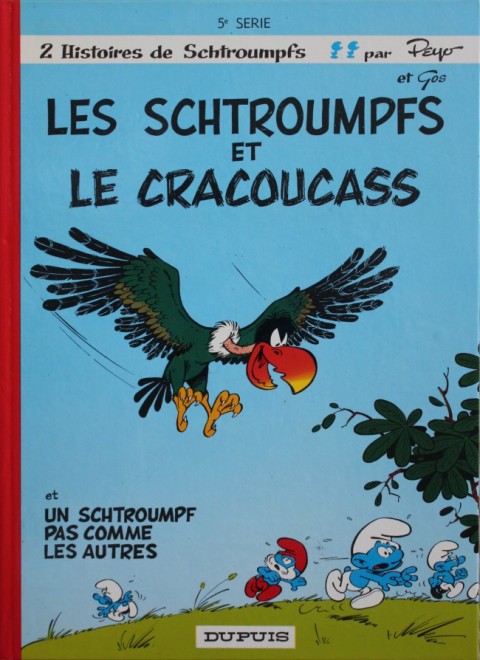 Couverture de l'album Les Schtroumpfs Tome 5 Les Schtroumpfs et le Cracoucass et un Schtroumpf pas comme les autres
