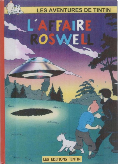 Couverture de l'album Tintin L'affaire Roswell