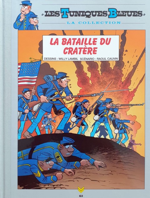 Couverture de l'album Les Tuniques Bleues La Collection - Hachette, 2e série Tome 63 La bataille du cratère