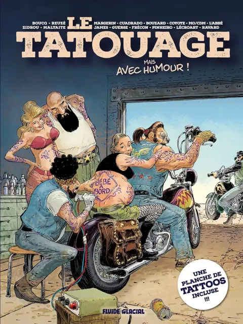 Le tatouage, mais avec humour