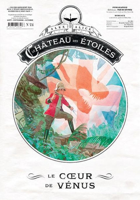 Couverture de l'album Le Château des étoiles N° 24 Le coeur de Vénus