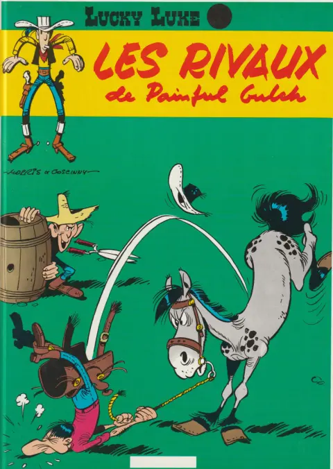 Couverture de l'album Lucky Luke Tome 19 Les Rivaux de Painful Gulch