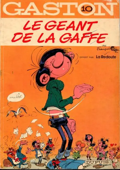 Couverture de l'album Gaston Tome 10 Le géant de la gaffe