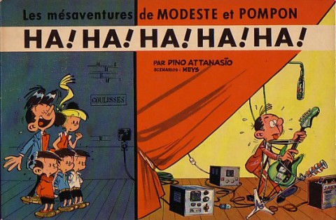 Couverture de l'album Modeste et Pompon Tome 1 Ha ! ha ! ha ! ha ! ha !
