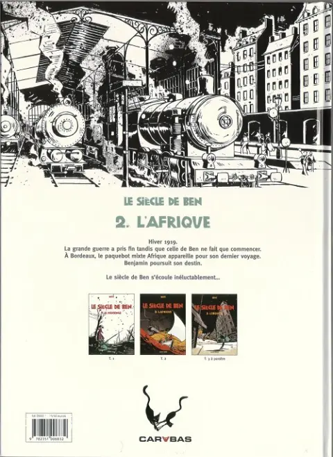Verso de l'album Le Siècle de Ben Tome 2 L'Afrique