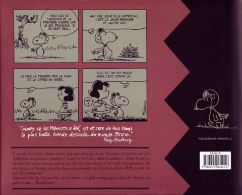 Verso de l'album Snoopy & Les Peanuts Tome 10 1969 - 1970