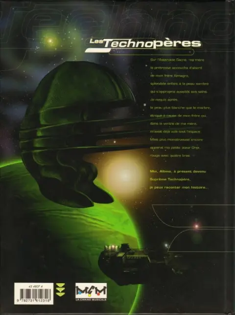 Verso de l'album Les Technopères Tome 1 La Pré-école Techno