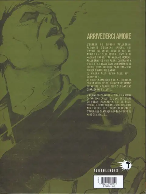 Verso de l'album Arrivederci Amore Tome 1 Histoire d'une canaille