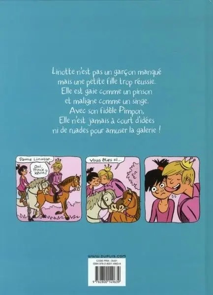 Verso de l'album Top Linotte Tome 2 Trop Pimpon