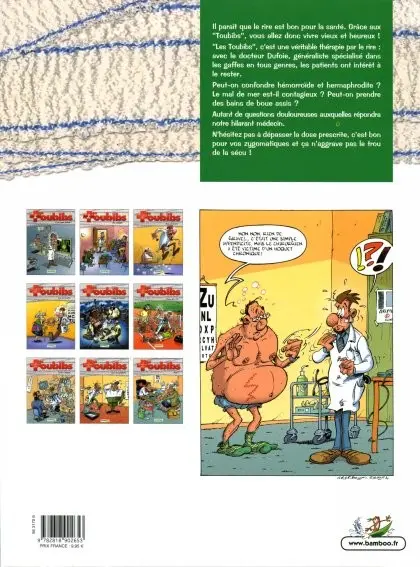 Verso de l'album Les Toubibs Tome 9 Snirf !