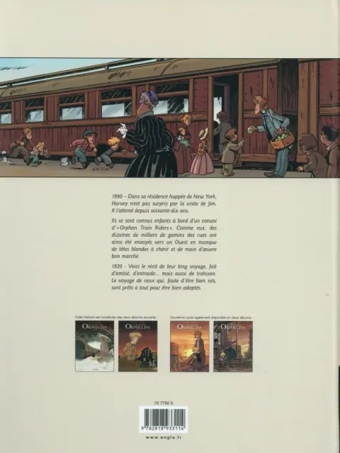 Verso de l'album Le Train des Orphelins Histoire complète Volume 1