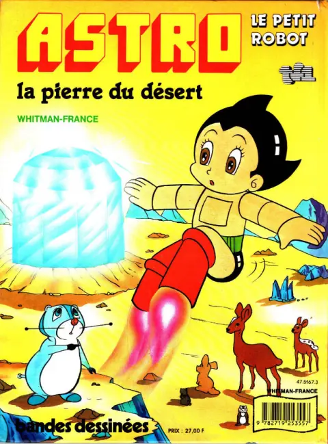 Verso de l'album Astro le petit robot La pierre du désert