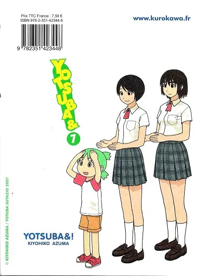 Verso de l'album Yotsuba & 7