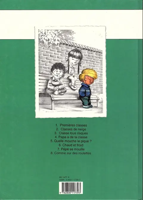 Verso de l'album Cédric Tome 3 Classe tous risques