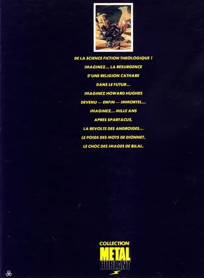 Verso de l'album Exterminateur 17