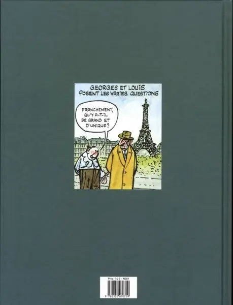 Verso de l'album Georges et Louis romanciers Tome 1 Georges et Louis racontent