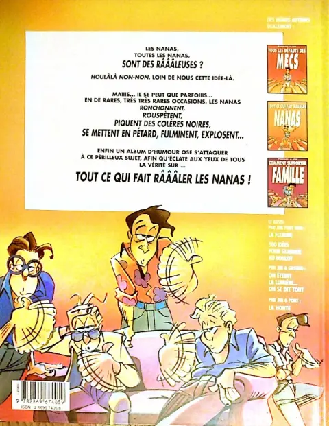 Verso de l'album Jim et ses copains Tome 2 Tout ce qui fait râââler les nanas