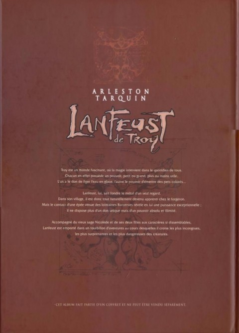 Verso de l'album Lanfeust de Troy Tome 5 Le frisson de l'Haruspice