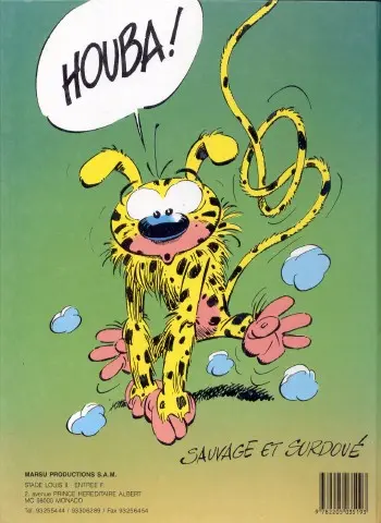 Verso de l'album Marsupilami Tome 1 La queue du marsupilami