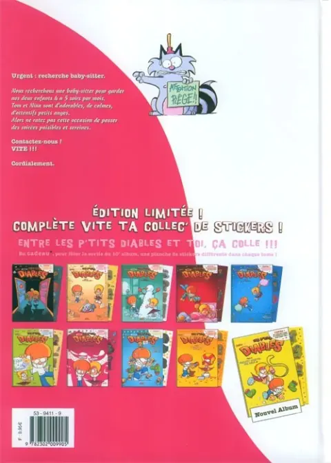 Verso de l'album Les P'tits diables Tome 7 De vrais p'tits anges !