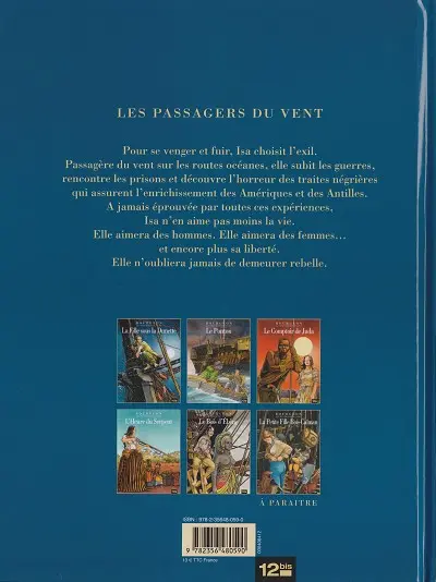 Verso de l'album Les Passagers du vent Tome 5 Le Bois d'Ébène