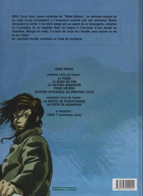 Verso de l'album Tramp Tome 2 Le bras de fer