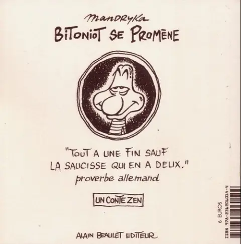 Verso de l'album Bitoniot se promène